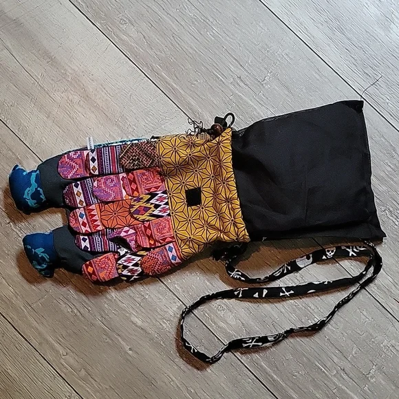 Monkey Drawstring Backpack Purse - Picture 8 of 16